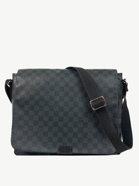 Louis Vuitton District GM Graphite Damier Canvas Messanger Bag